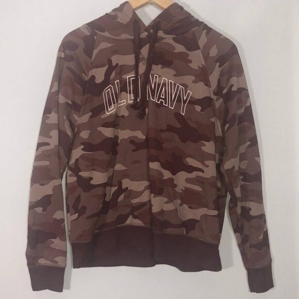 Old Navy Camo Valentine Pullover Hoodie‎ Size Medium